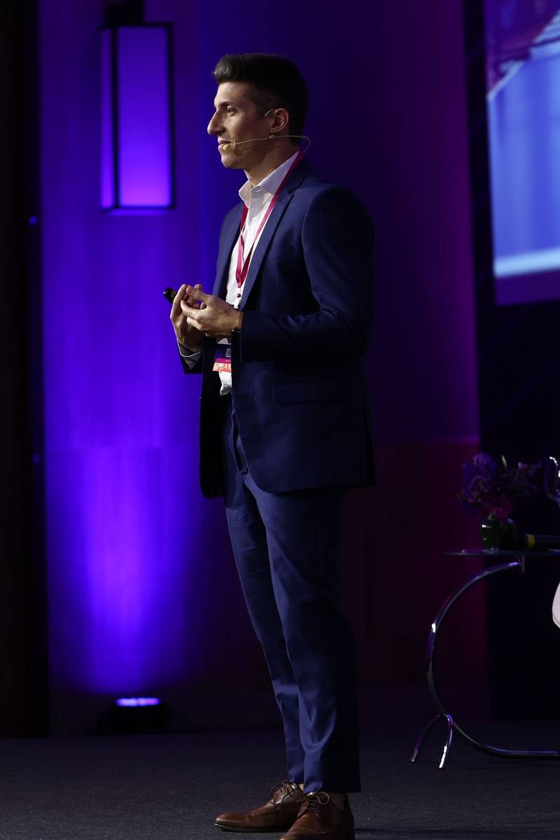 Apresentação no palco